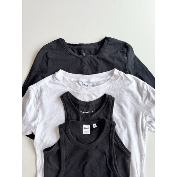 Aritzia Tops - Lot of 4 Aritzia TNA Tops - Chill Ortiz, Butter Strengthen, Ribbed Tank, Size XS